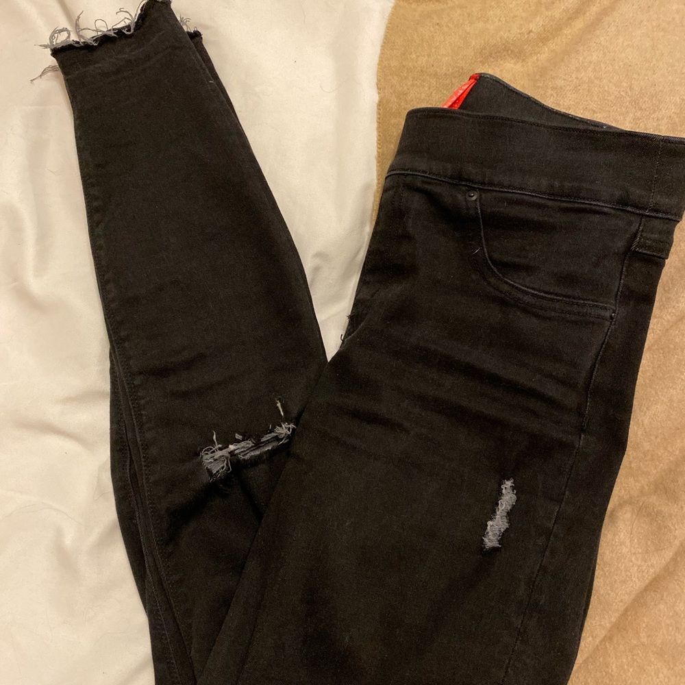 Spanx distresses jean
